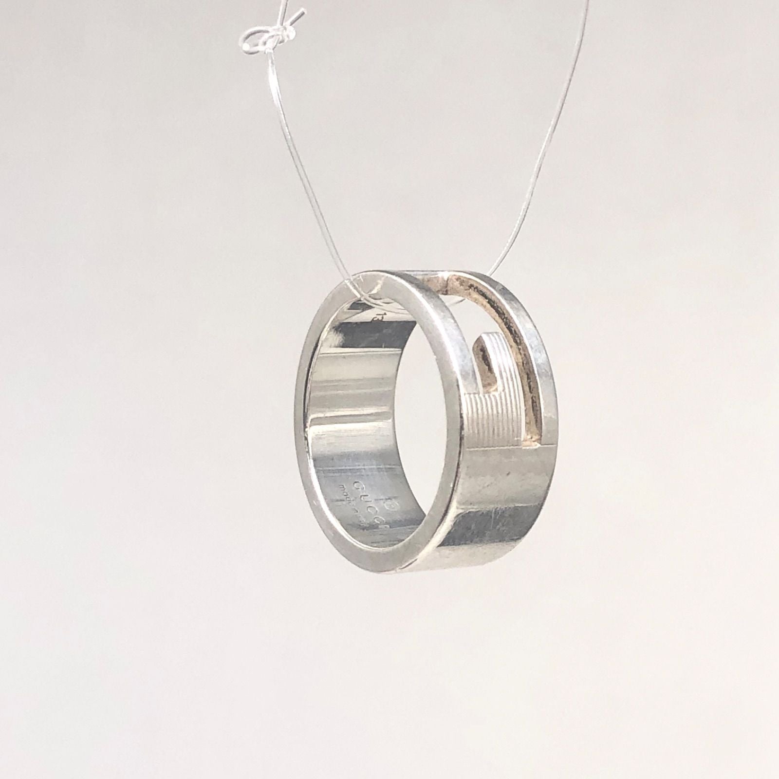 Gucci Silver Ring GG Necklace