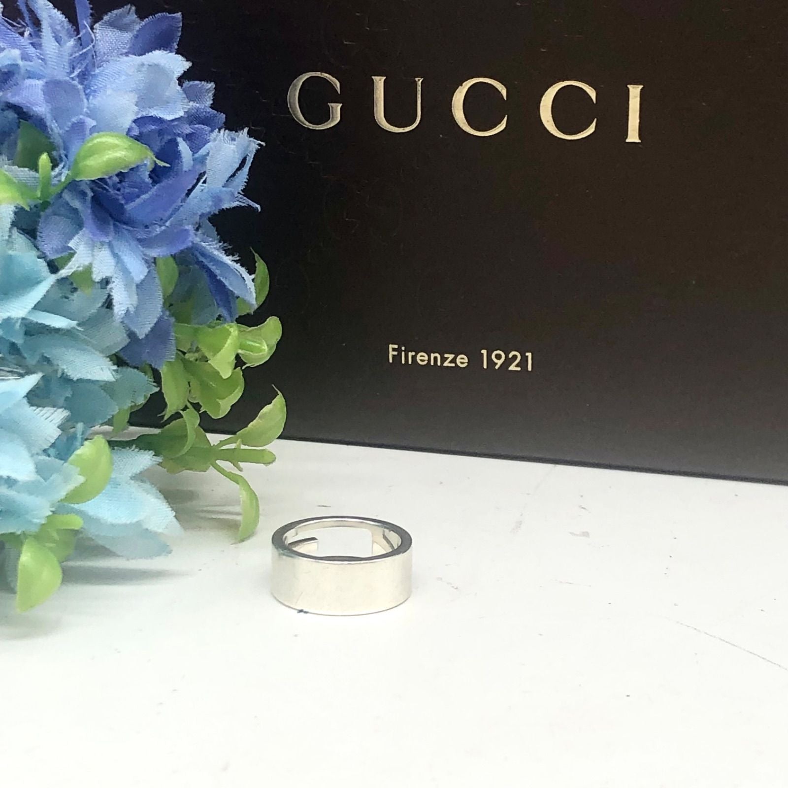 Gucci Silver Ring GG Necklace