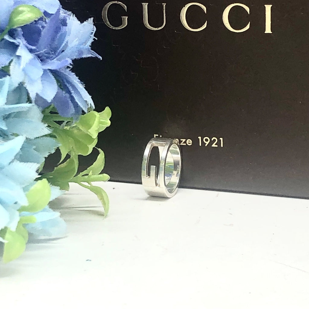 Gucci Silver Ring GG Necklace