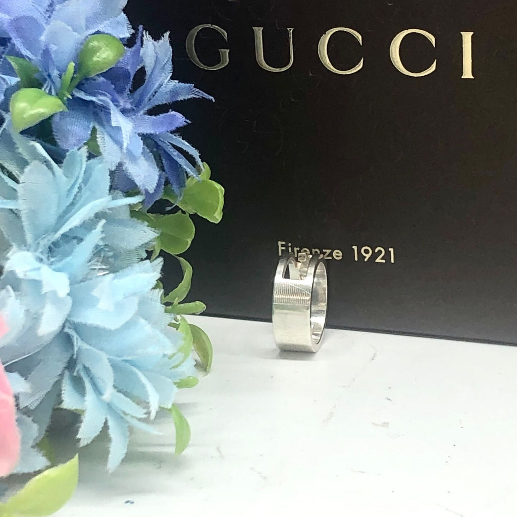 Gucci Silver Ring GG Necklace