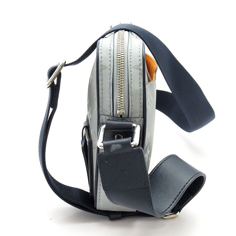 Louis Vuitton Alpha Monogram Satellite Messenger Bag Gray — view 3