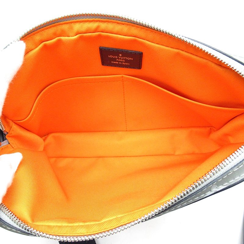 Louis Vuitton Alpha Monogram Satellite Messenger Bag Gray — view 7