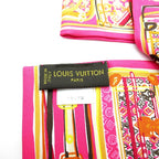 Louis Vuitton Bandeau Trunk Case Silk 100% Pink — view 3