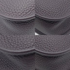Hermes Evelyne TPM Shoulder Bag Taurillon Clemence Pull Noir Purple Silver — view 5