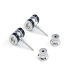 Hermes Earrings Pop Mini Black Lacquer Metal — view 2