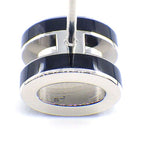 Hermes Earrings Pop Mini Black Lacquer Metal — view 5