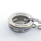 Hermes Necklace Pop Mini Black Lacquer Metal — view 4