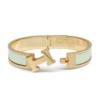 Hermes Bangle Click PM Vert Fizz Enamel Bracelet — view 3