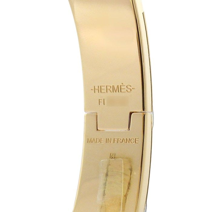 Hermes Bangle Click PM Vert Fizz Enamel Bracelet — view 4