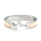 Hermes Bangle Click PM Cles Mu Enamel Metal Bracelet — view 3