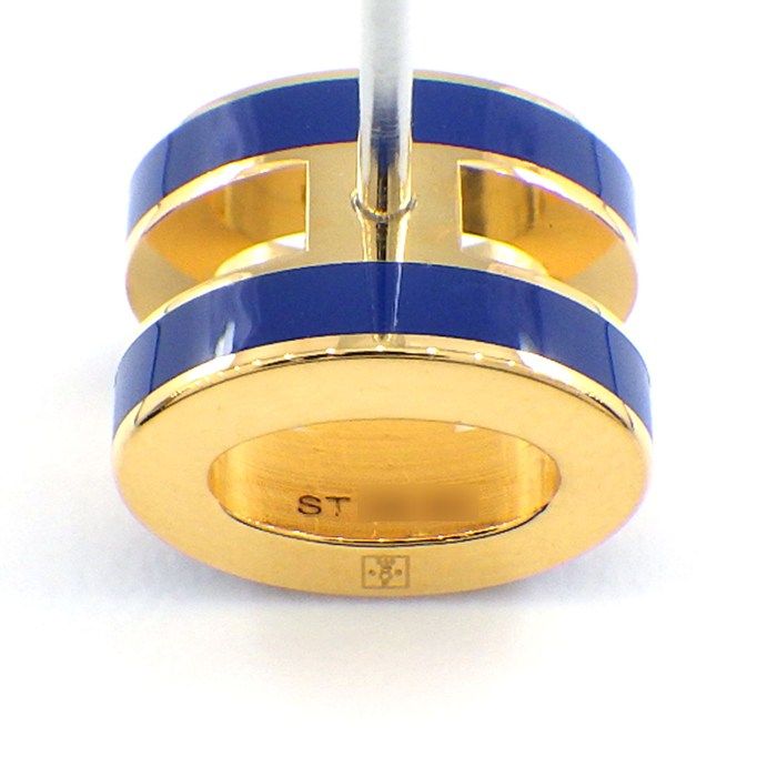 Hermes Earrings Pop Mini Blue Royal Lacquer — view 5