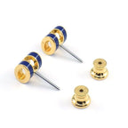 Hermes Earrings Pop Mini Blue Royal Lacquer — view 2