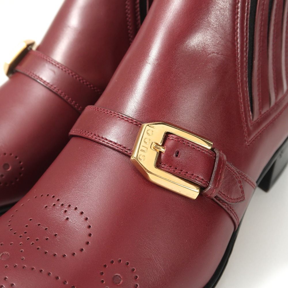 Gucci Boots 36 Side Gore Shoes Medallion — view 5