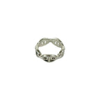 Hermes Enchainee 925 Sterling Silver Ring