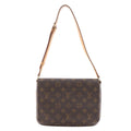 Louis Vuitton Musette Tango Monogram Canvas Brown Shoulder Bag