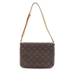 Louis Vuitton Musette Tango Monogram Canvas Brown Shoulder Bag