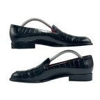 Celine Loafers Leather Croco Pattern 36.5 Black — view 2