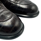 Celine Loafers Leather Croco Pattern 36.5 Brown — view 4