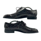 Celine Loafers Leather Croco Pattern 36.5 Brown — view 2