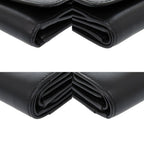Prada Saffiano Triangle Leather Black Trifold Wallet — view 4