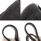 Gucci GG Canvas Leather Black Tote — view 8