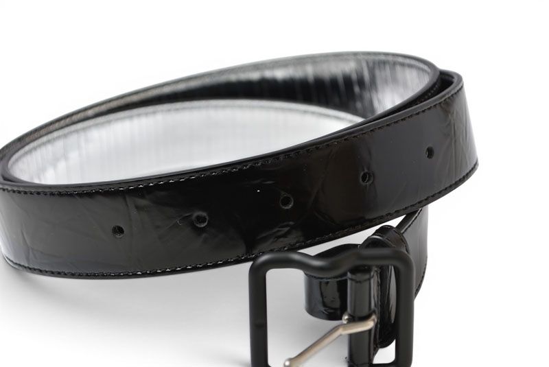 Bottega Veneta Belt Patent Leather 95 cm Black — view 6
