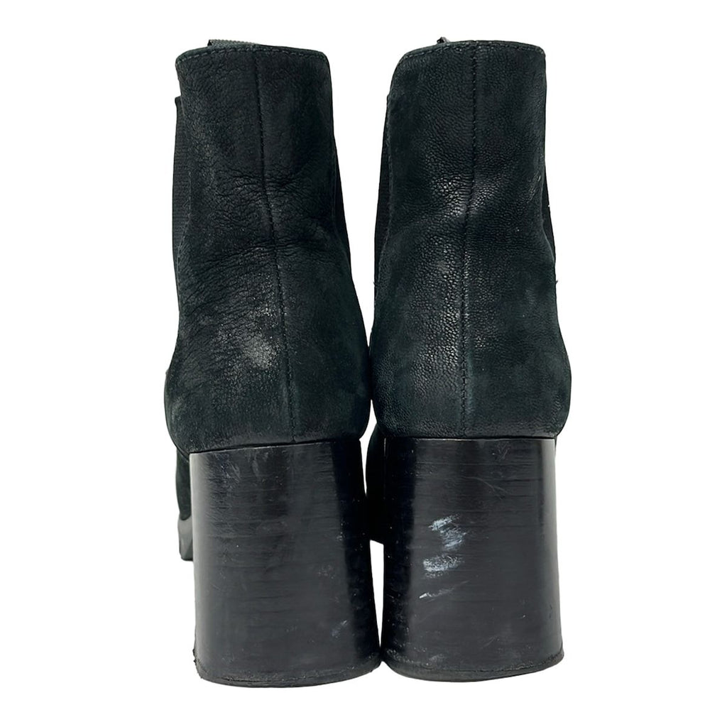 Prada Short Boots 35 Black Side Gore — view 3