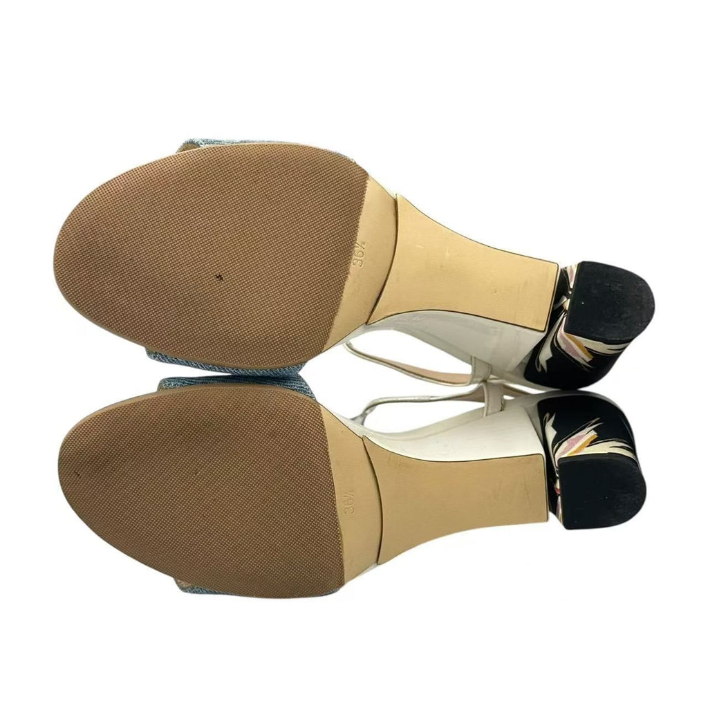 Fendi Sandals Strap Heels Multicolor — view 7