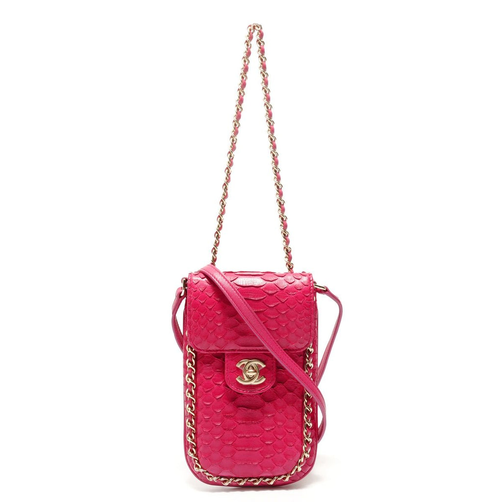 Chanel Shoulder Bag CC Logo Chain Phone Case