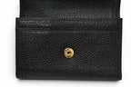 Saint Laurent Yves YSL Key Case Vintage Leather Black Gold Key Holder — view 4