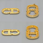 Dior CD Crystal Brooch Gold — view 5