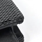 Prada Logo Chain Shoulder Bag Sequin 2-Way Satin Nero — view 3