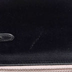 Prada Logo Chain Shoulder Bag Sequin 2-Way Satin Nero — view 5