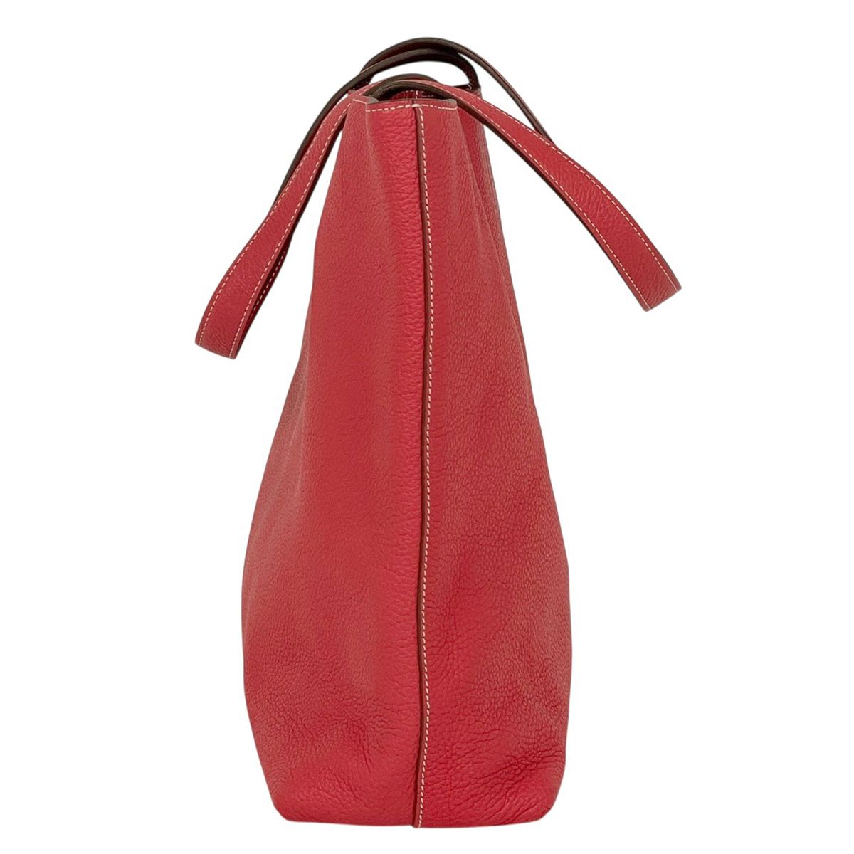 Hermes Double Sens 36 Reversible Shoulder Bag Tote Taurillon Clemence Rose — view 2