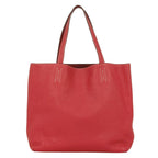 Hermes Double Sens 36 Reversible Shoulder Bag Tote Taurillon Clemence Rose — view 3