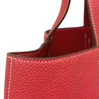 Hermes Double Sens 36 Reversible Shoulder Bag Tote Taurillon Clemence Rose — view 7