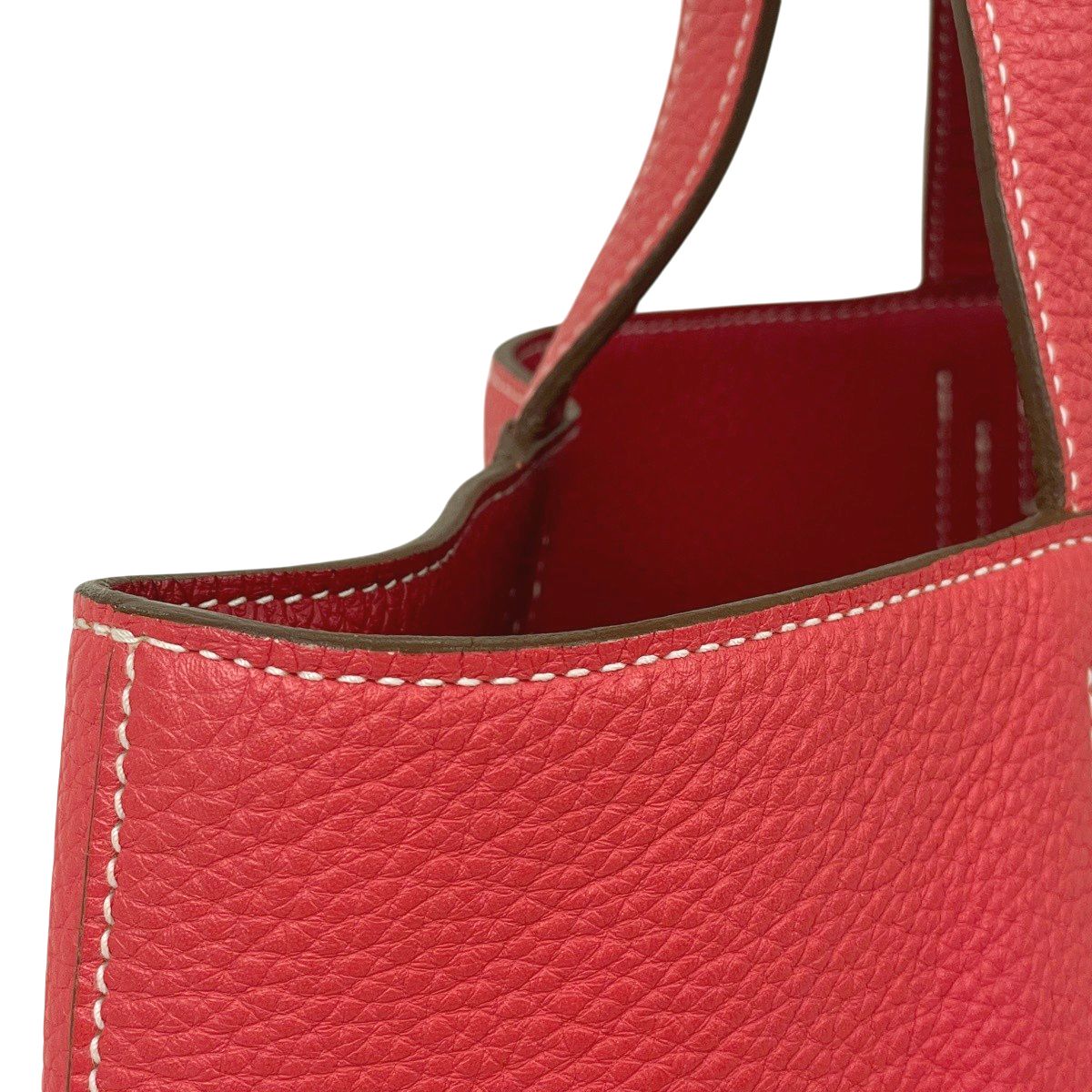 Hermes Double Sens 36 Reversible Shoulder Bag Tote Taurillon Clemence Rose — view 7