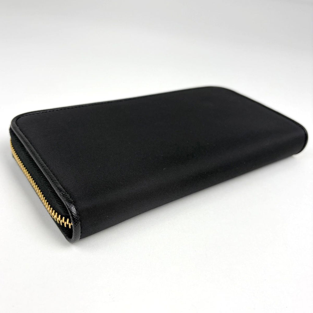 Prada Zip Around Wallet Nylon Nero — view 2