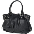 Gucci Ski Handbag 2-Way Leather Black