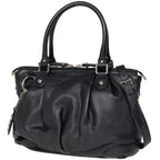 Gucci Ski Handbag 2-Way Leather Black