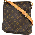 Louis Vuitton Musette Salsa Short Shoulder Bag Monogram Brown