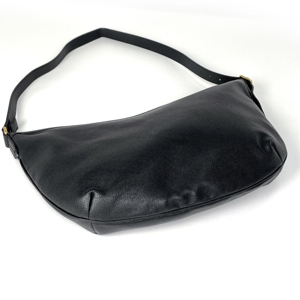Gucci Half Moon Hobo Shoulder Bag Leather Black — view 2