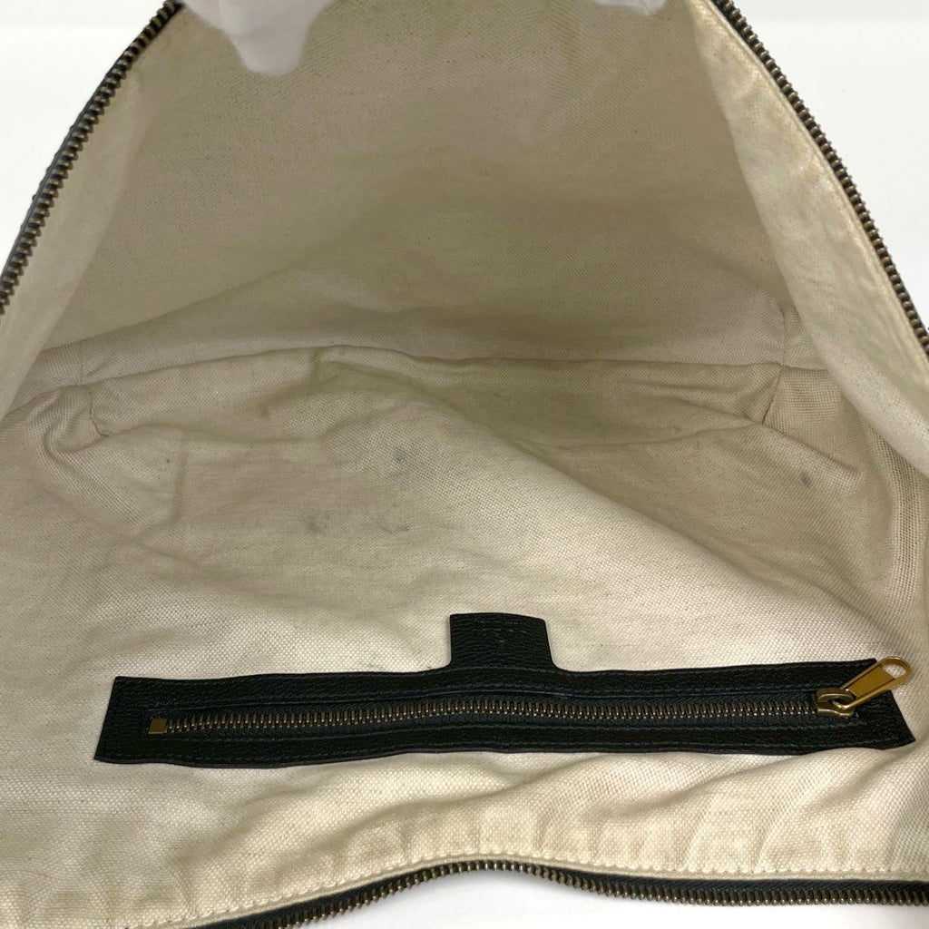 Gucci Half Moon Hobo Shoulder Bag Leather Black — view 7