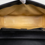 Gucci Logo Handbag Leather Black — view 8