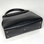 Gucci Logo Handbag Leather Black — view 2