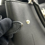 Louis Vuitton Lockme Leather Black Handbag Silver — view 9
