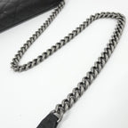 Chanel Line Chain Shoulder Bag Black — view 6