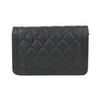 Chanel Line Chain Shoulder Bag Black — view 2