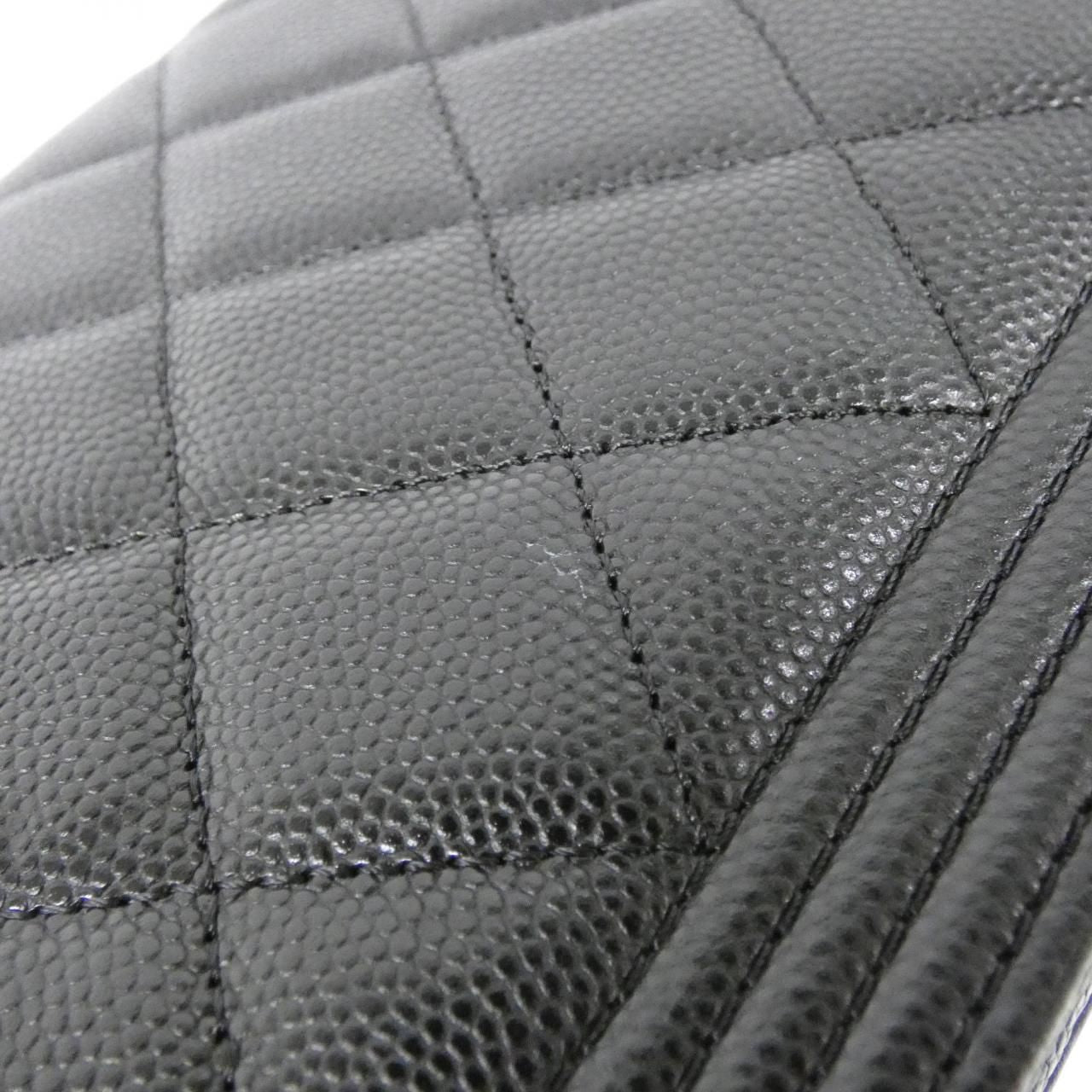 Chanel Line Chain Shoulder Bag Black — view 5