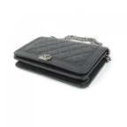 Chanel Line Chain Shoulder Bag Black — view 3
